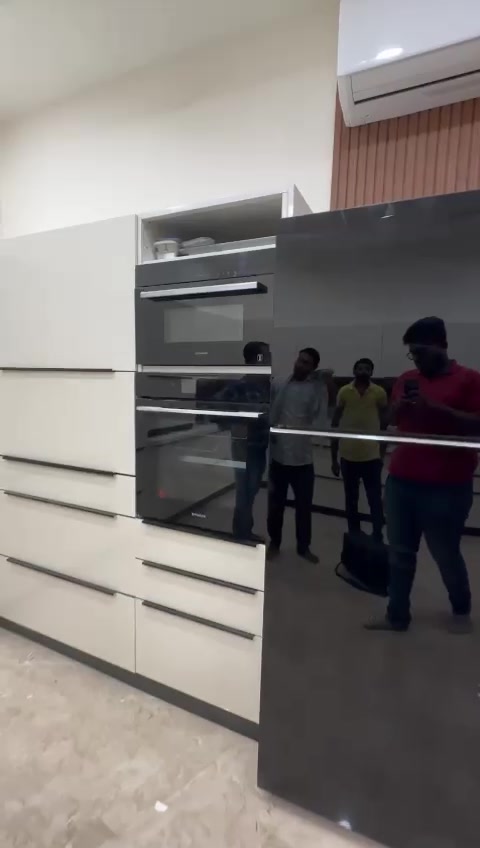 Modular kitchen installation